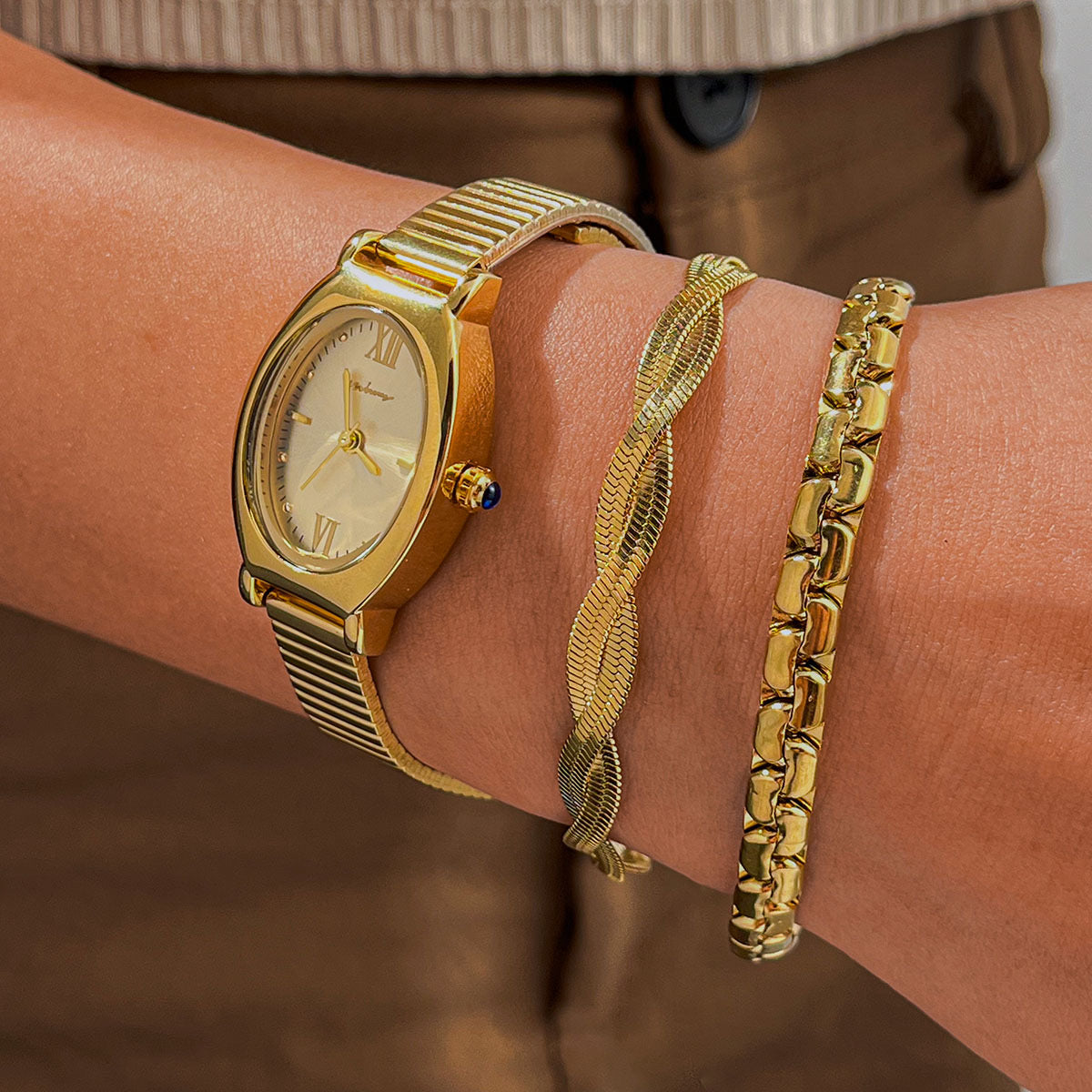 Pulseras, brazaletes y relojes